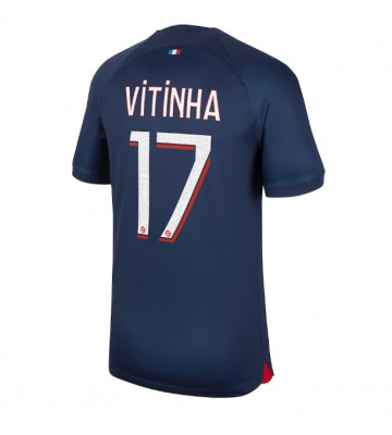 Maillot de foot Paris Saint-Germain Vitinha Ferreira #17 Domicile 2023-24 Manches Courte